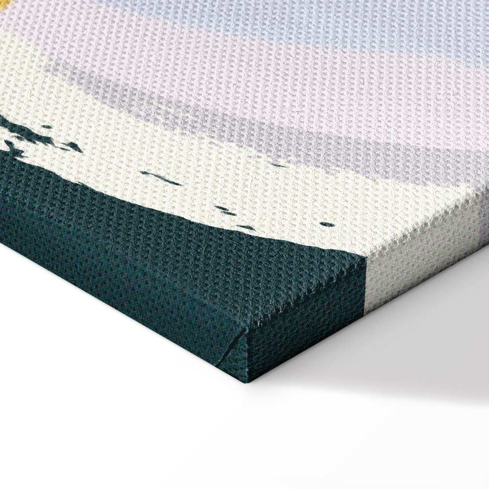 Abstract Gravitation Waves Vertical Canvas Print