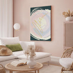 Abstract Gravitation Waves Vertical Canvas Print