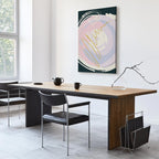 Abstract Gravitation Waves Vertical Canvas Print