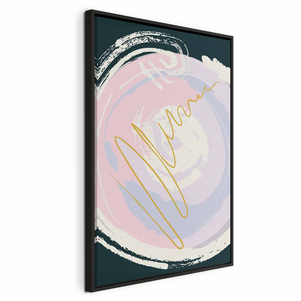 Abstract Gravitation Waves Vertical Canvas Print