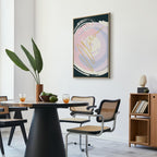 Abstract Gravitation Waves Vertical Canvas Print