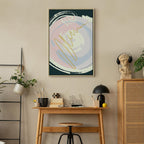 Abstract Gravitation Waves Vertical Canvas Print