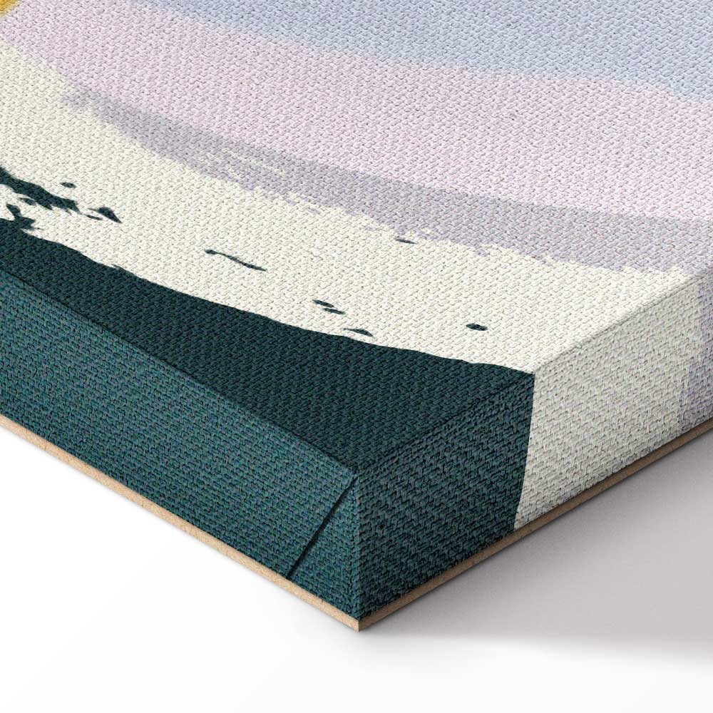 Abstract Gravitation Waves Vertical Canvas Print