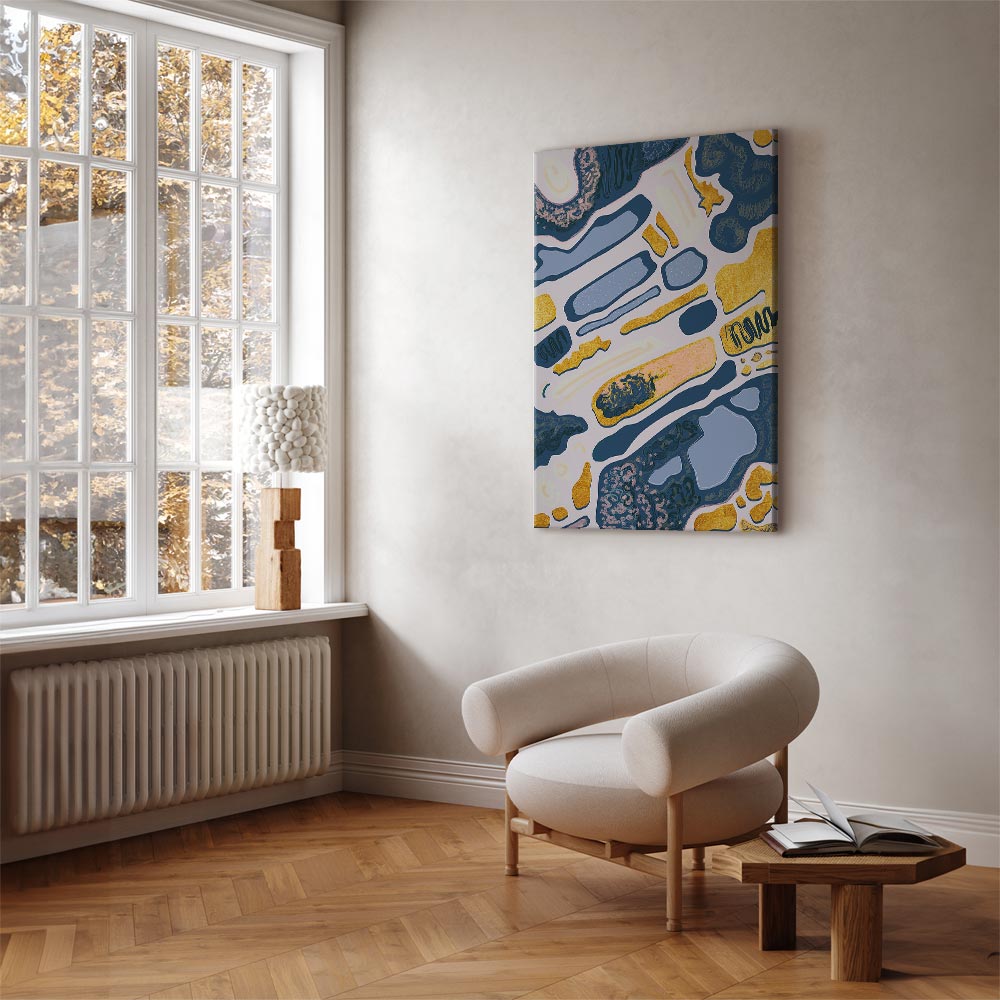 Organic Abstract Nature Texture Canvas Print