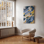 Organic Abstract Nature Texture Canvas Print