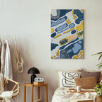 Organic Abstract Nature Texture Canvas Print