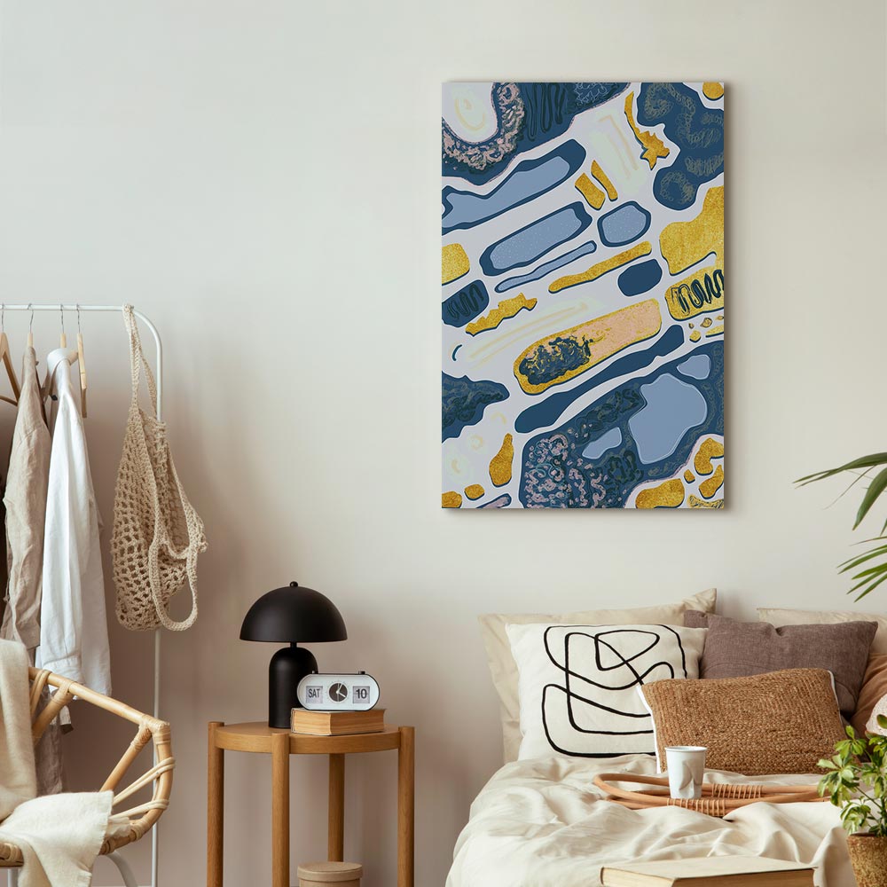 Organic Abstract Nature Texture Canvas Print