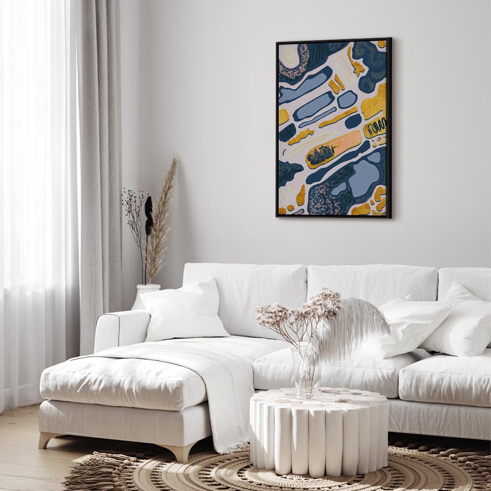 Organic Abstract Nature Texture Canvas Print