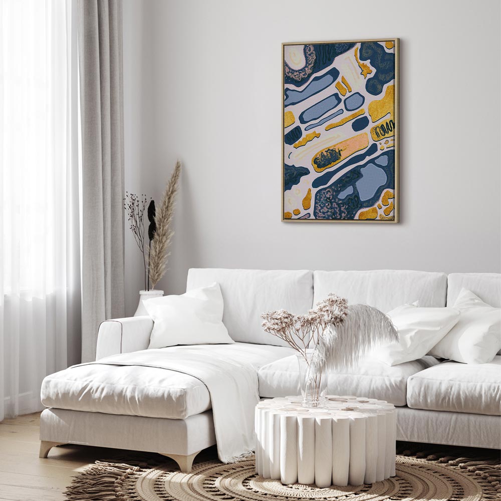 Organic Abstract Nature Texture Canvas Print