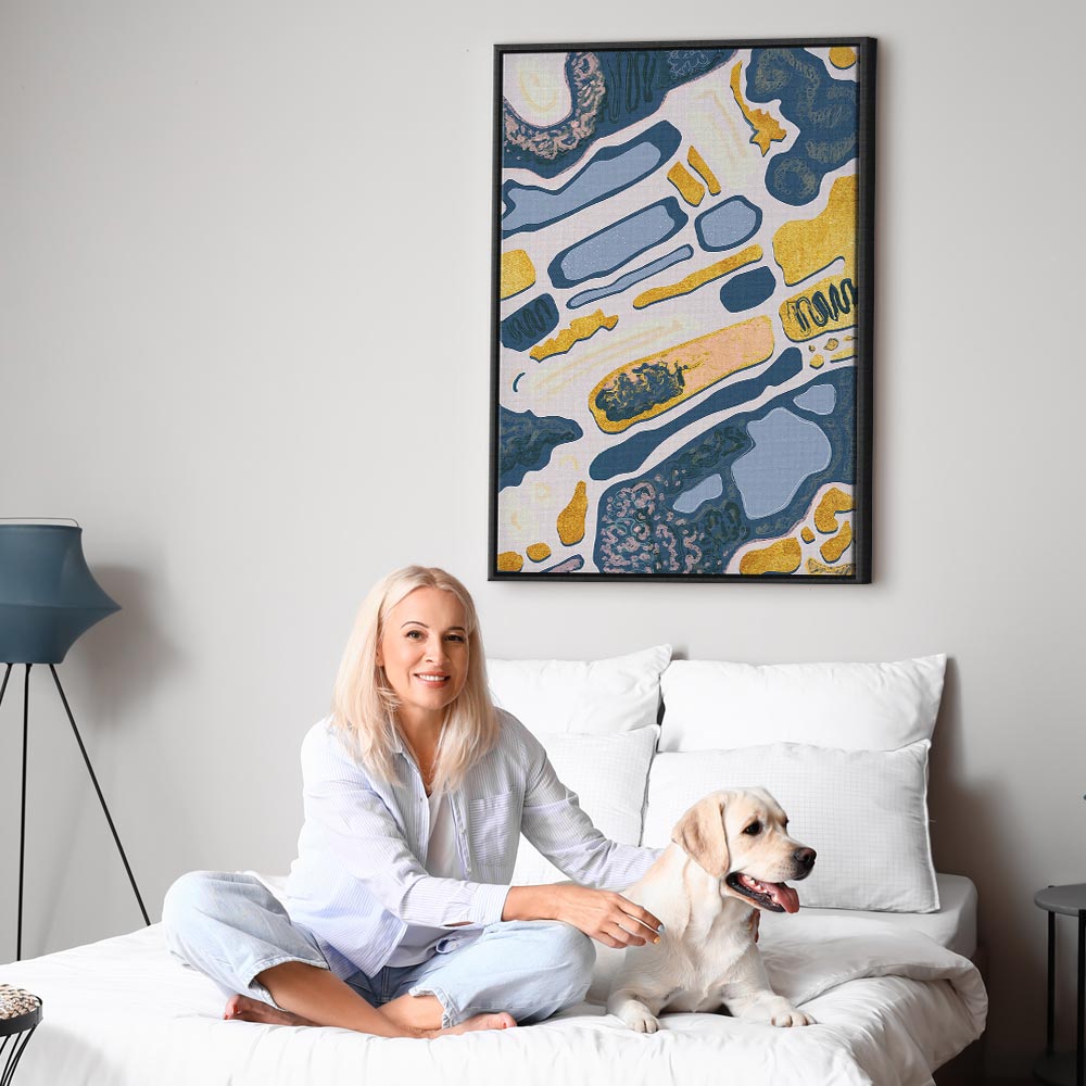 Organic Abstract Nature Texture Canvas Print