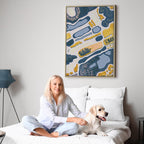 Organic Abstract Nature Texture Canvas Print