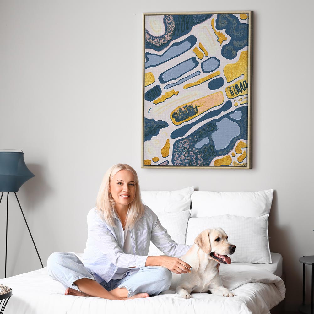 Organic Abstract Nature Texture Canvas Print