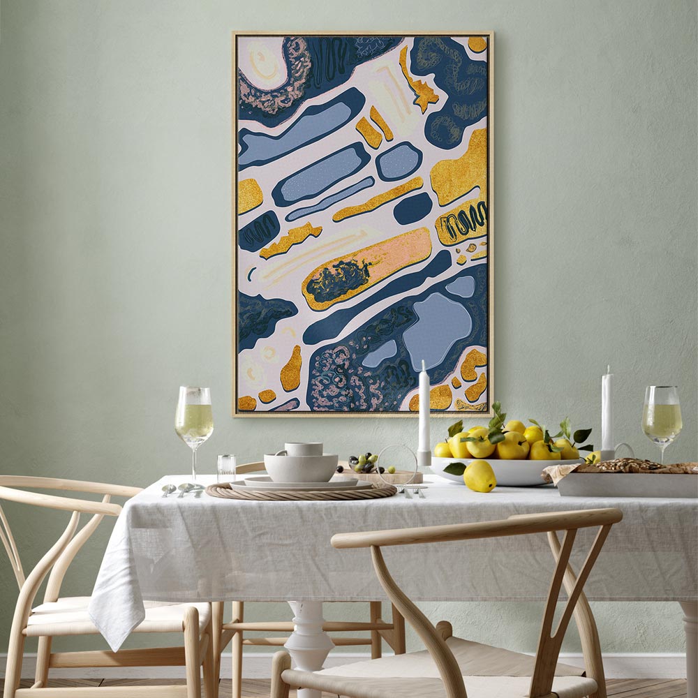 Organic Abstract Nature Texture Canvas Print