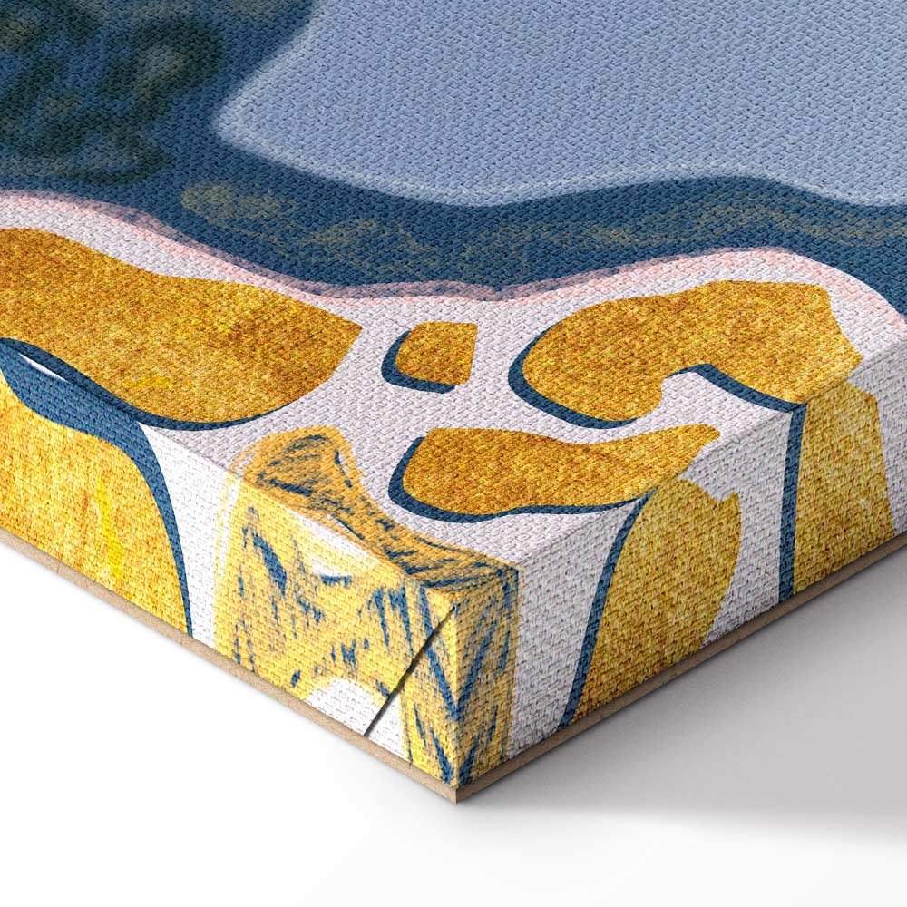 Organic Abstract Nature Texture Canvas Print