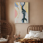 Colourful Abstract Portrait Vertical Canvas Print