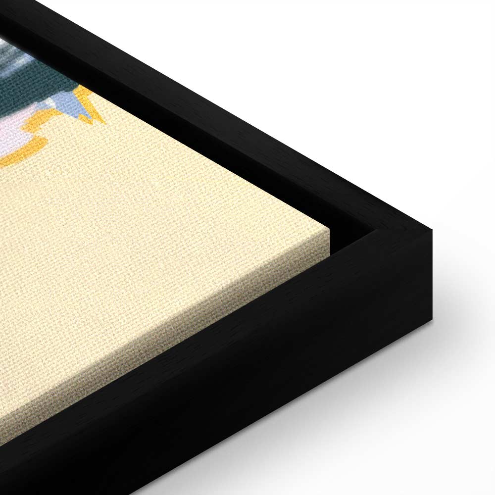 Colourful Abstract Portrait Vertical Canvas Print