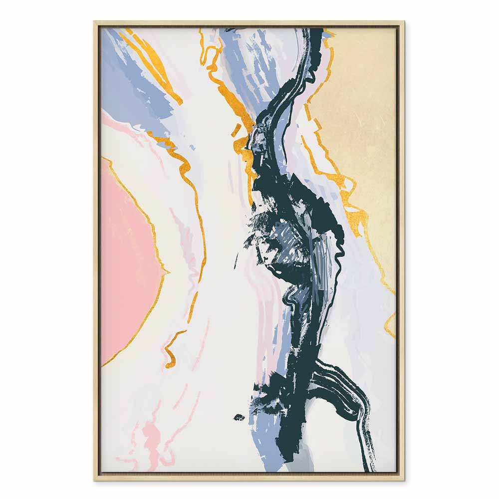 Colourful Abstract Portrait Vertical Canvas Print