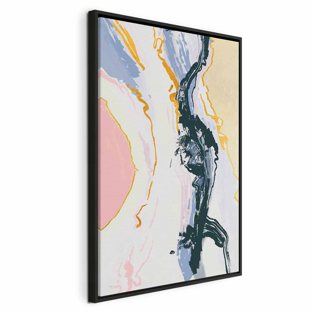 Colourful Abstract Portrait Vertical Canvas Print