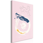 Stylish Canvas Print with Pink Accent for Modern Homes