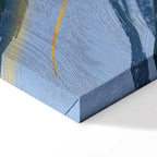 Rhythmic Auroras Abstract Canvas Print