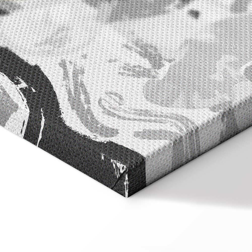 Ocean Wave Abstract Vertical Canvas Print