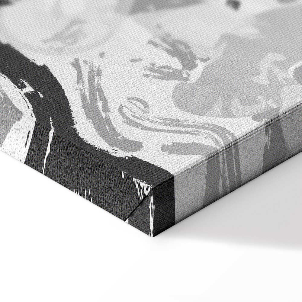 Ocean Wave Abstract Vertical Canvas Print