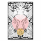 Ocean Wave Abstract Vertical Canvas Print