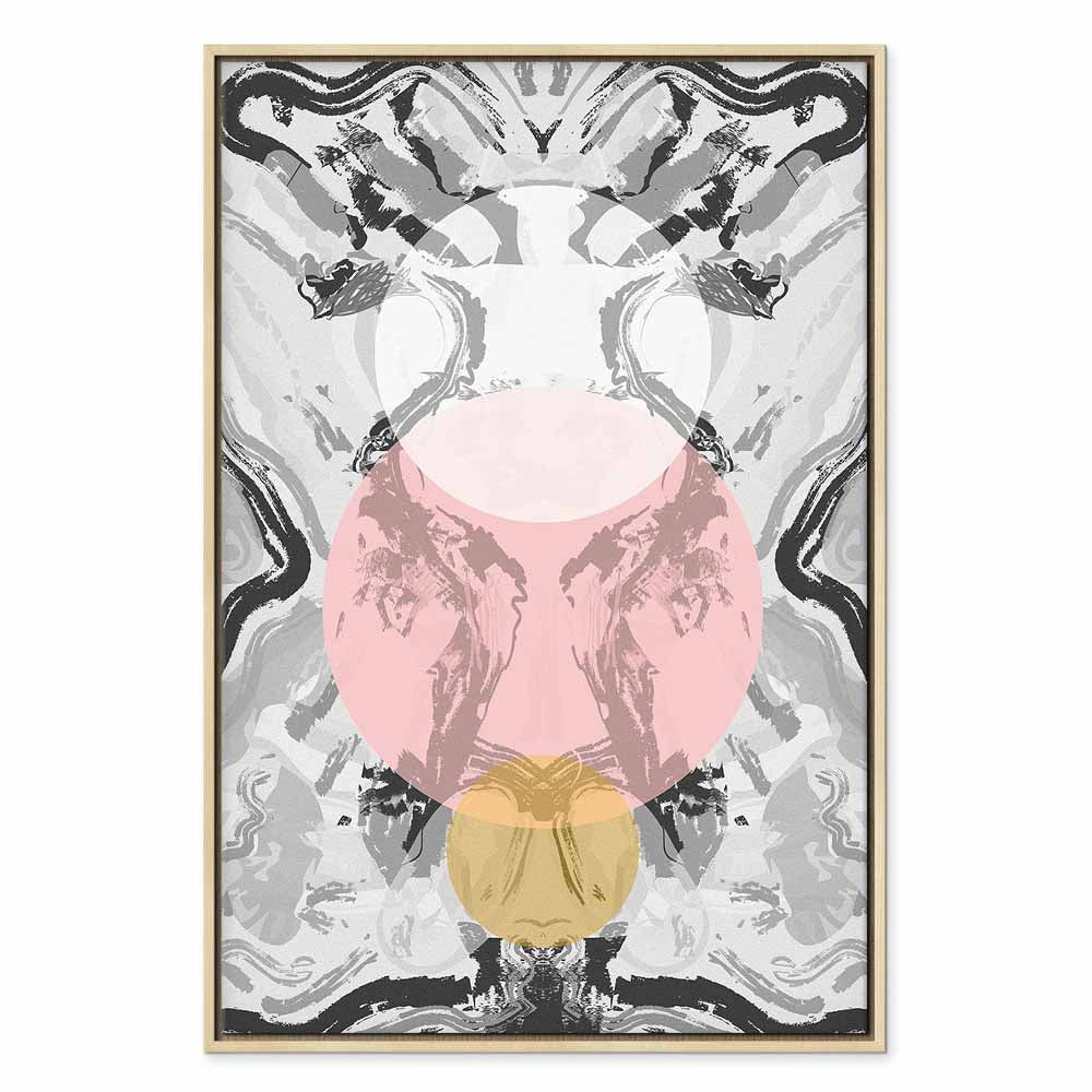 Ocean Wave Abstract Vertical Canvas Print