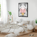 Ocean Wave Abstract Vertical Canvas Print