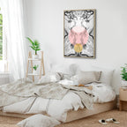 Ocean Wave Abstract Vertical Canvas Print