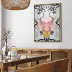 Ocean Wave Abstract Vertical Canvas Print