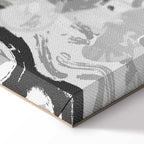 Ocean Wave Abstract Vertical Canvas Print