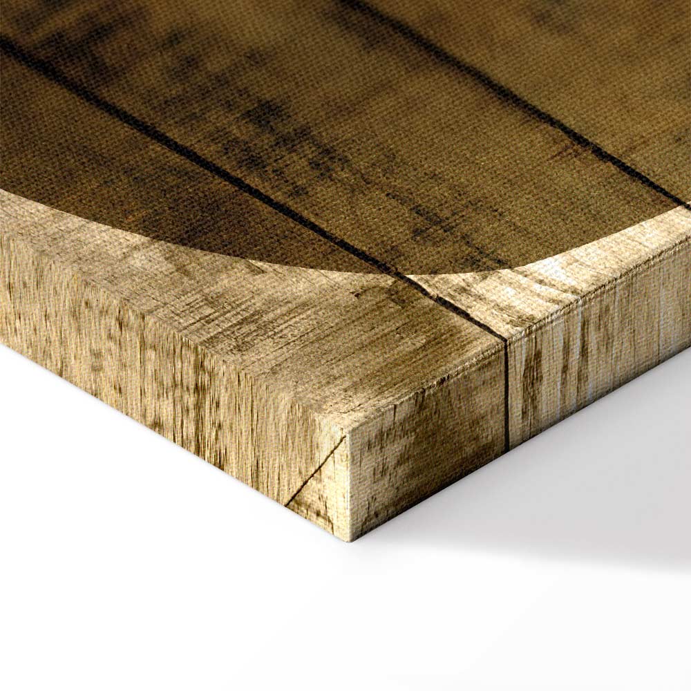 Golden Chocolate Abstract Texture Canvas Print