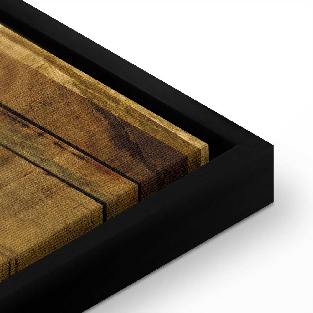 Golden Chocolate Abstract Texture Canvas Print