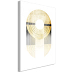 Stylish Canvas Print Featuring a Gold Trophy