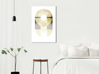 Stylish Canvas Print Featuring a Gold Trophy