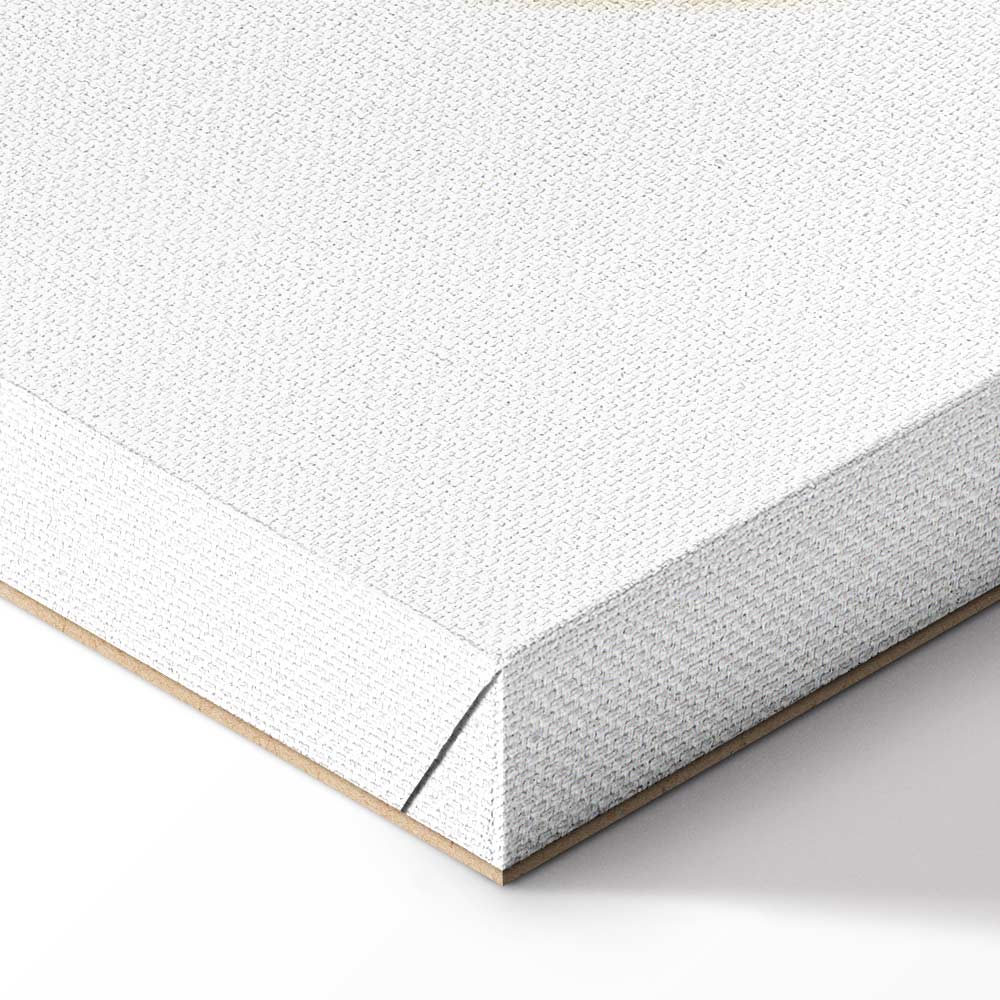 Abstract Gold Trophy Geometric Canvas Print