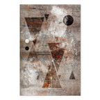 Abstract Geometric Horoscope Vertical Canvas Print