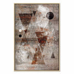 Abstract Geometric Horoscope Vertical Canvas Print