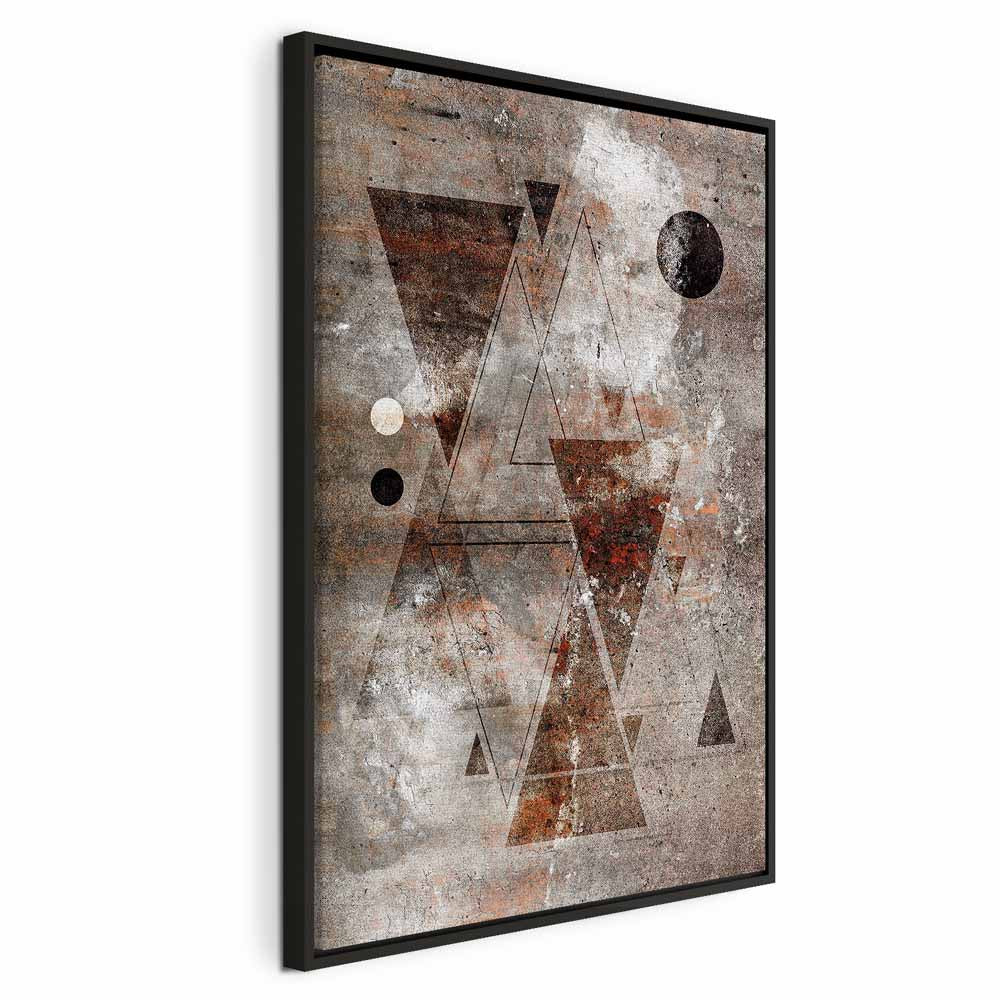Abstract Geometric Horoscope Vertical Canvas Print
