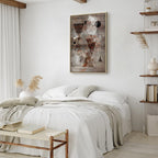 Abstract Geometric Horoscope Vertical Canvas Print