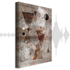 Abstract Geometric Horoscope Vertical Canvas Print