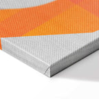 Multicolour Abstract Geometric Vertical Canvas Print