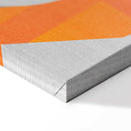 Multicolour Abstract Geometric Vertical Canvas Print