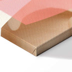 Floral Kaleidoscope Abstract Vertical Canvas Print