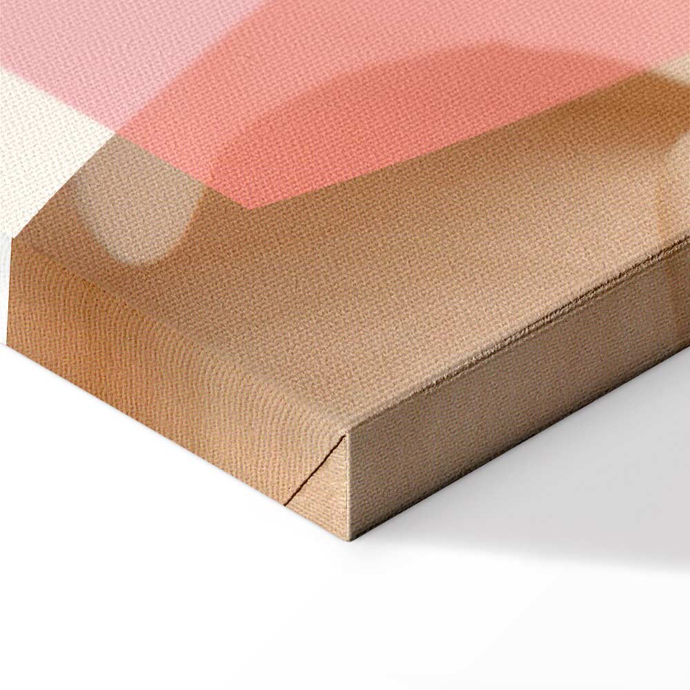 Floral Kaleidoscope Abstract Vertical Canvas Print