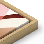 Floral Kaleidoscope Abstract Vertical Canvas Print