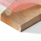 Floral Kaleidoscope Abstract Vertical Canvas Print