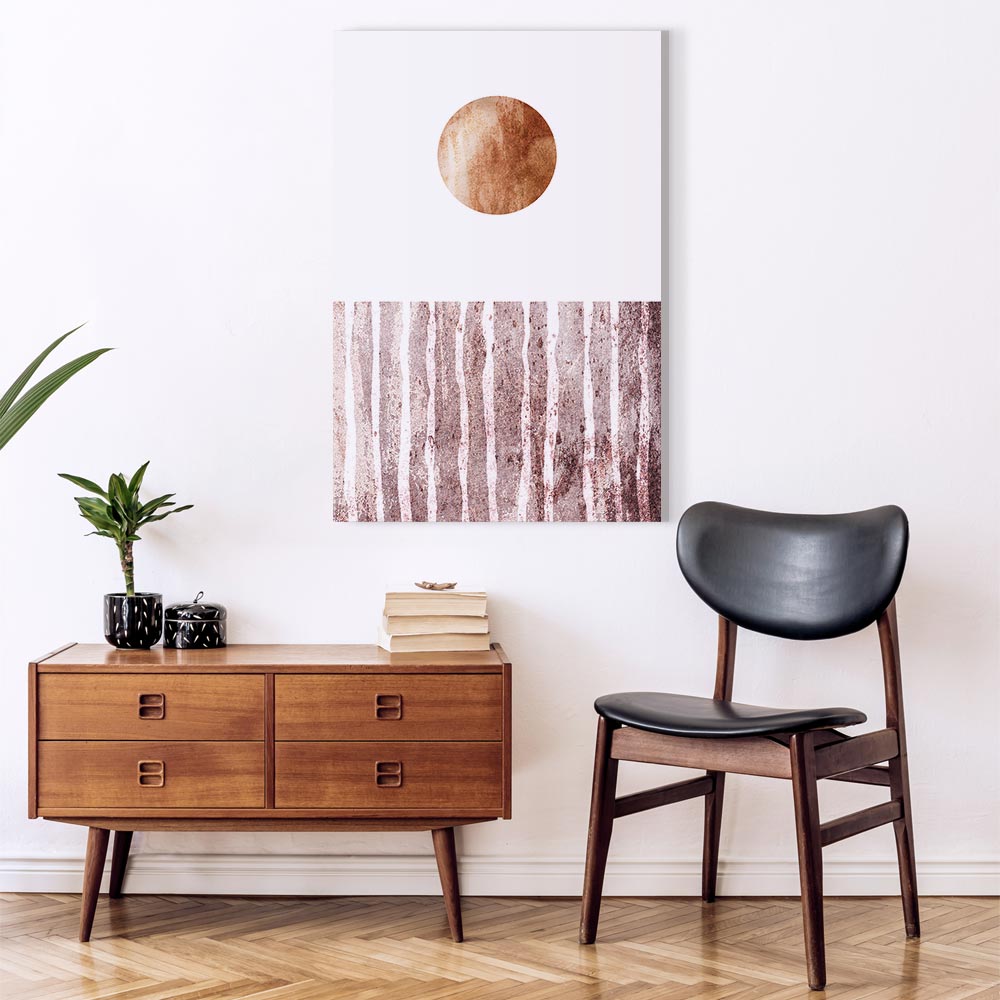 Abstract Texture Harmony Canvas Print