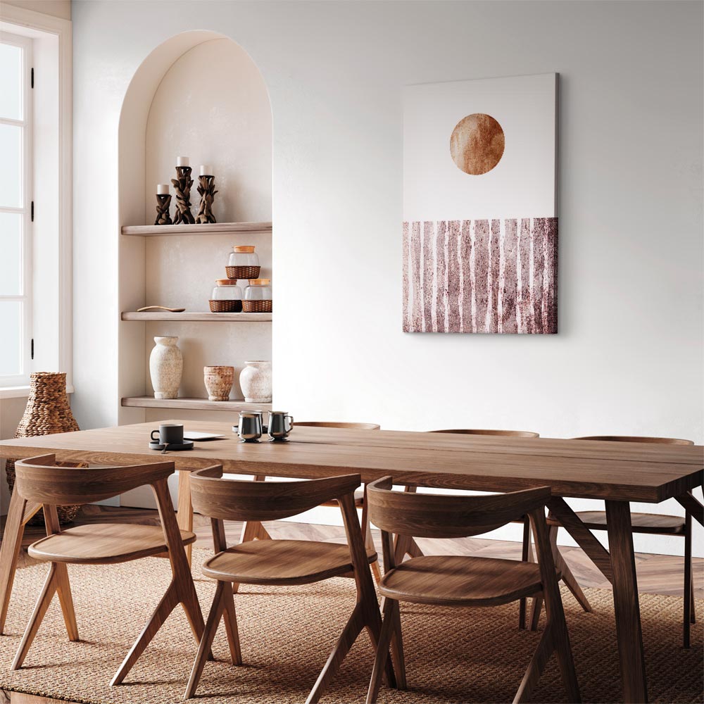 Abstract Texture Harmony Canvas Print